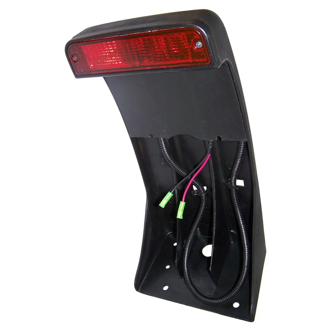 55055280AB – CROWN AUTO Center High Mount Stop Light, OEM Red Plastic Lens Clear Bulb Without Cargo Light